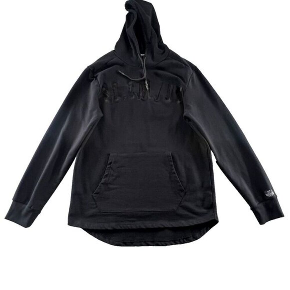 PROJEK RAW Black N' Blanc Sweatshirt Mens Size Large Hoodie So Cal US Terry Knit